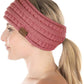 Ponytail Headwrap (Mauve)