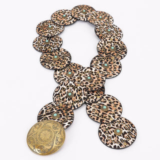 LEO BELT w/TURQ/GOLD