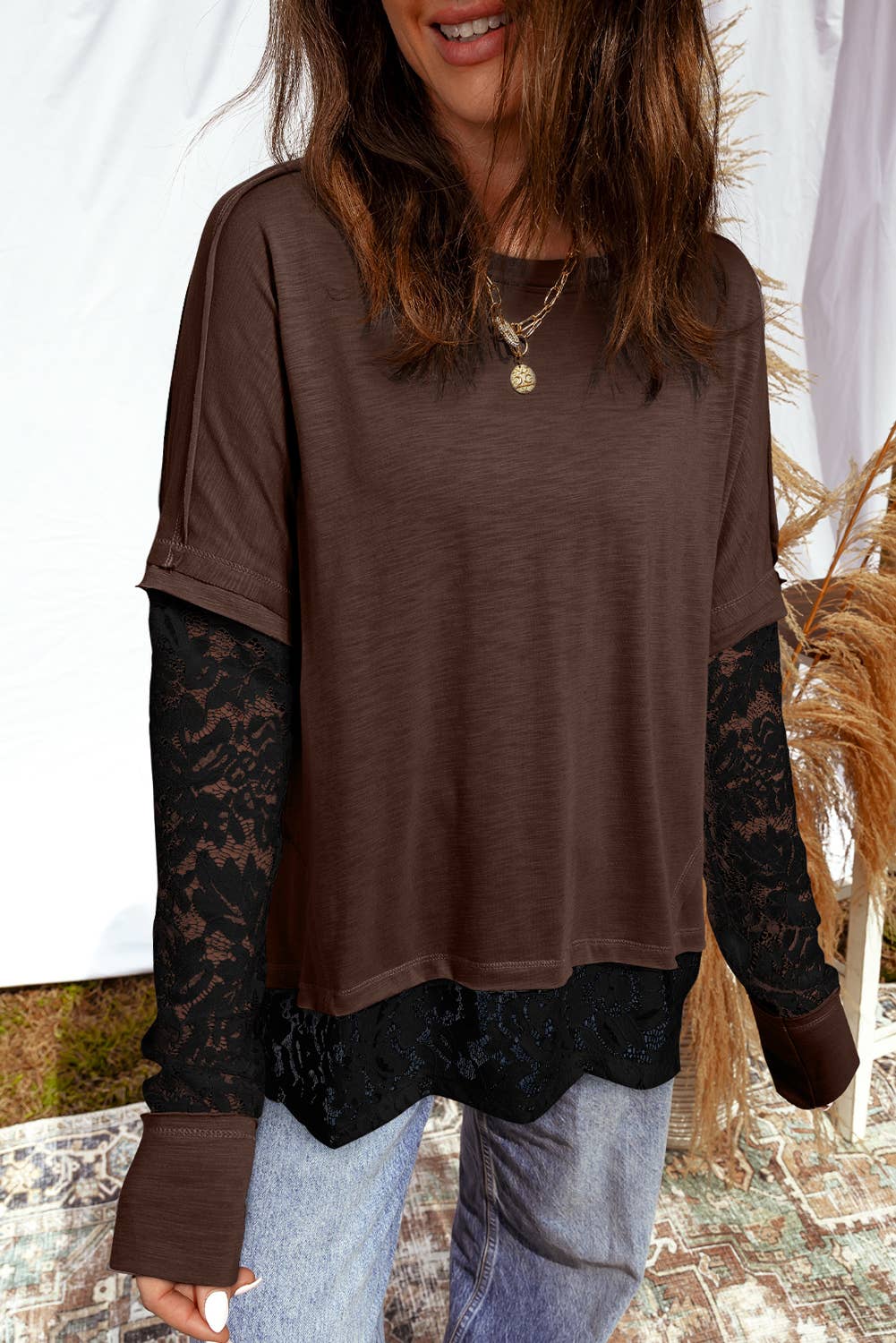 Sheer Lace Tee