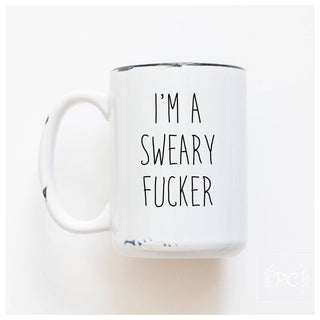 I'm A Sweary Fucker | Ceramic Mug: Yellow