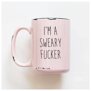 I'm A Sweary Fucker | Ceramic Mug: Yellow