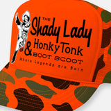 THE SHADY LADY HONKY TONK HATS: Hot Pink-Black