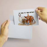 Farm Animals Herd - Funny Birthday Card