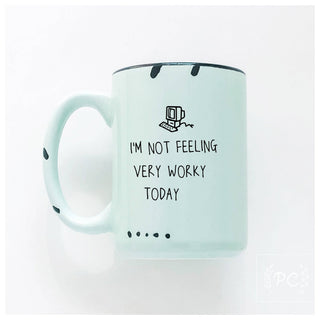 I'm Not Feeling Very Worky Today | Ceramic Mug: Green