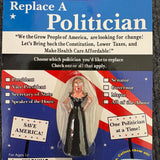 REPLACE A POLITICIAN FEMALE