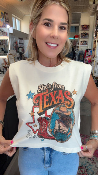 SHE’S FROM TEXAS TEE