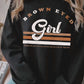 BROWN EYED GIRL SWEATSHIRTS: CORAL