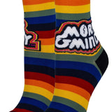 Mork and Mindy | Women's Cotton Crew Funny Socks 20472