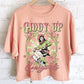 GIDDY UP LONG CROP TOP: Dusty mint