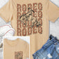 RODEO COWBOY TEE: MUSTARD