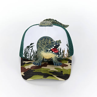 Gator | Unisex Camo Trucker Hat Mesh Cap