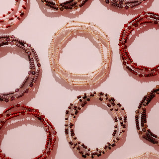 Eleanor Bracelet with Gold Accent Beads - Standard 6.75 inch