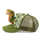 Dinosaur Trucker Hat Base Cap Mesh Back