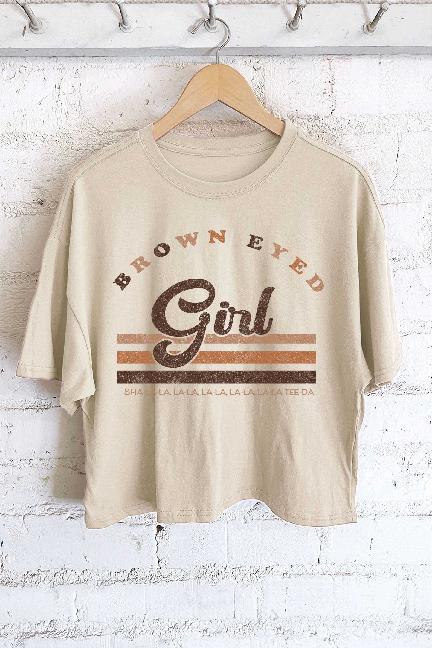 BROWN EYED GIRL LONG CROP TOP: mint