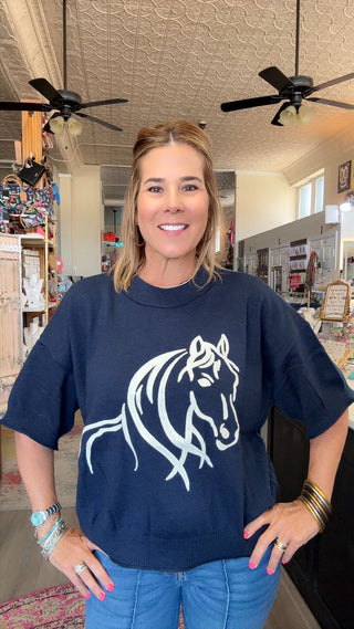AMARI HORSE SWEATER 1328