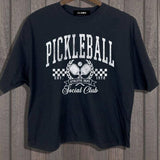 PICKLEBALL SOCIAL CROP TEE
