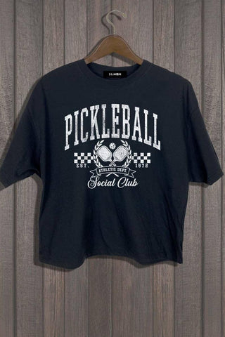 SALE * PICKLEBALL SOCIAL CROP TEE