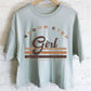 BROWN EYED GIRL LONG CROP TOP: mint
