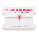 BEADED BLONDE COLLEGE JEWELRY
