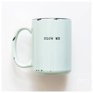 Blow Me | Ceramic Mug: Green