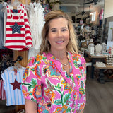 UMGEE CHARLOTTE TOP in PINK 1001