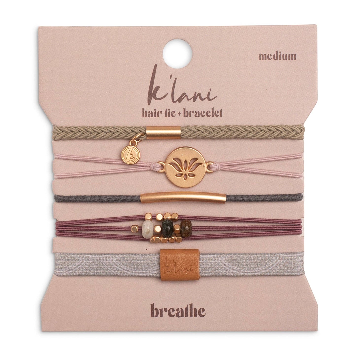 K'LANI Breathe  Hair Tie Bracelets: Medium 306906