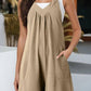 V-neck romper in Black 4523