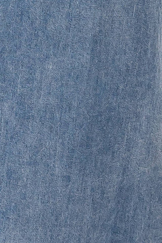 DENIM SLOUCHY FITTED JUMPSUIT - VJ3103A: MED WASH / S