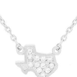 Texas Tiny CZ Necklace