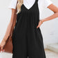 V-neck romper in Black 4523