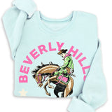 The BEVY SWEATSHIRT in PINK 9177