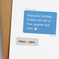 Autocorrect Cake Card
