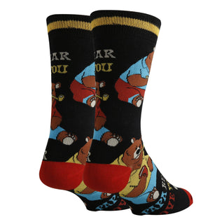 Papa Bear | Men's Funny Cotton Crew Dress Socks