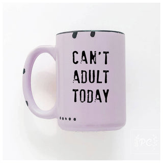 Can't Adult Today | Ceramic Mug: Purple