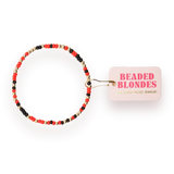 BEADED BLONDE COLLEGE JEWELRY