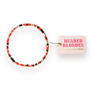 BEADED BLONDE COLLEGE JEWELRY