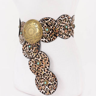LEO BELT w/TURQ/GOLD