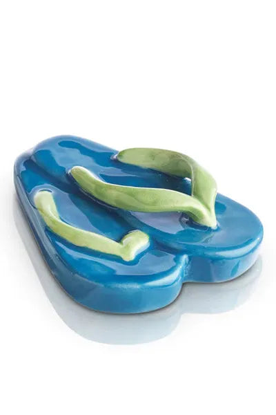 NORA FLEMING SUNNING & FUNNING FLIP FLOPS