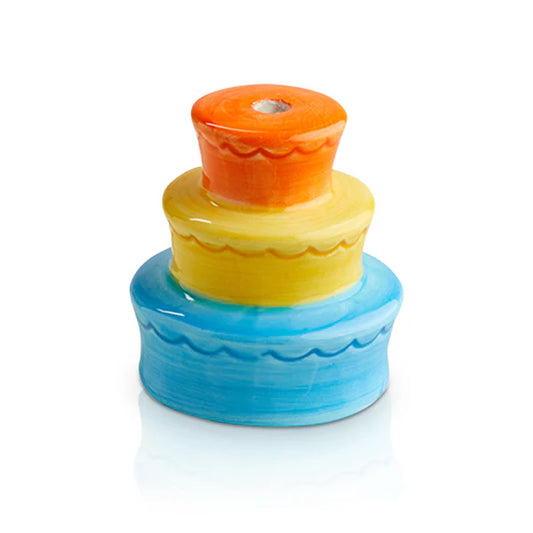 NORA FLEMING BEST BIRTHDAY EVER! CAKE CANDLE HOLDER A 194