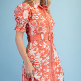 TAMI DRESS 1942 TOMATO