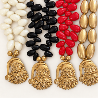 BIG BEAD SANTA NECKLACES