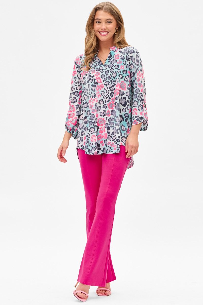 LIZZY TOP in BLUE PINK