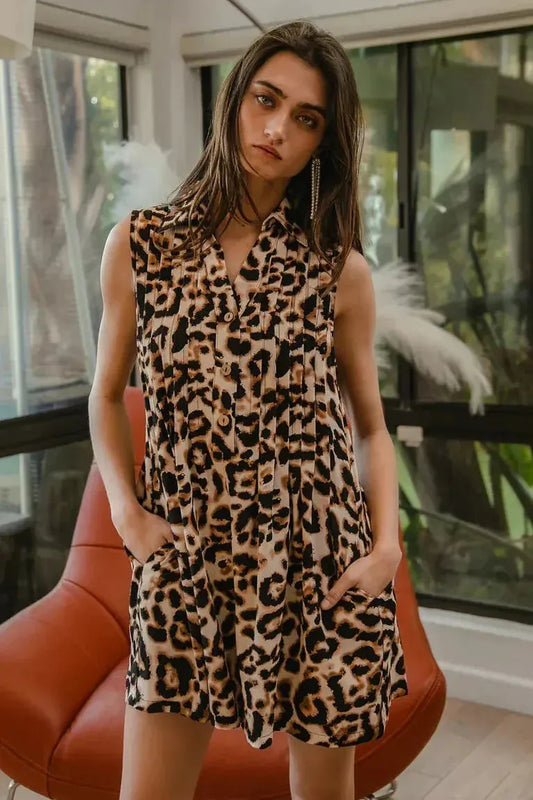 LEOPARD ROMPER 1727