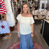 WENDY TOP in IVORY 3408