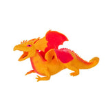squishy dragon on white background