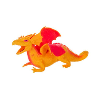 squishy dragon on white background