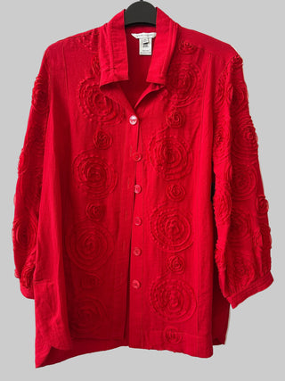 SALE * JOHN MARK 44735 RED ~XSMALL