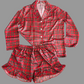 PLAID SHORTS PJ SET