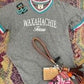 WAXAHACHIE TEXAS TEE in GREY RIB FLECK