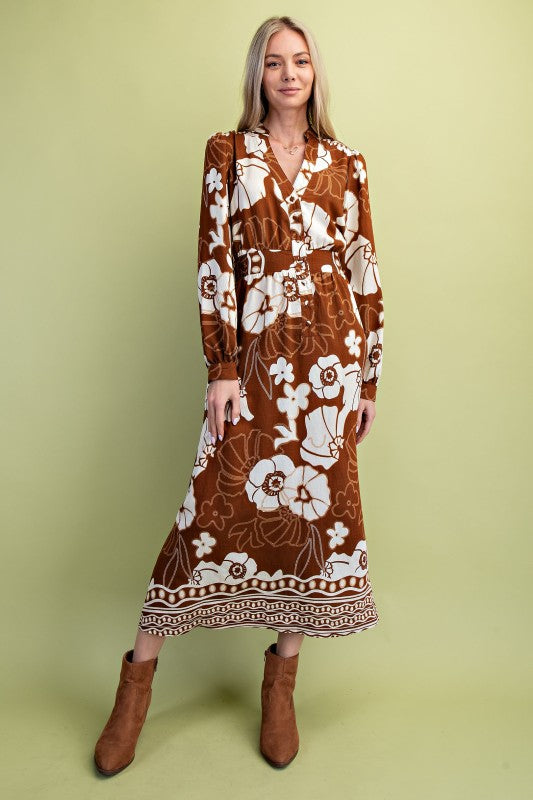 BROWN DRESS 1441